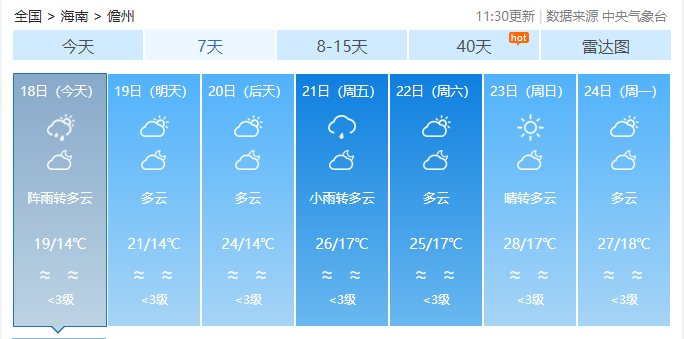 海口天气预报详解，热带风情下的天气变化（最新更新）