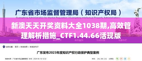 新澳天天开奖资料大全1038期,高效管理解析措施_CTF1.44.66活现版