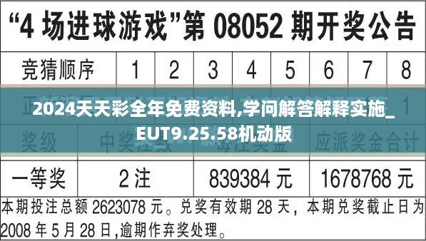 2024天天彩全年免费资料,学问解答解释实施_EUT9.25.58机动版