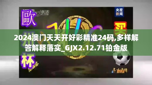 2024澳门天天开好彩精准24码,多样解答解释落实_GJX2.12.71铂金版