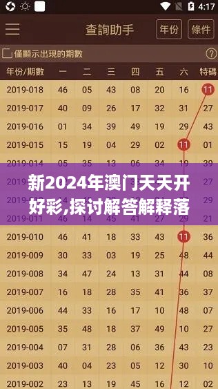 新2024年澳门天天开好彩,探讨解答解释落实_NLY1.15.35私密版