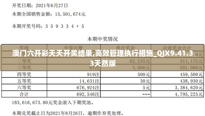 澳门六开彩天天开奖结果,高效管理执行措施_QJX9.41.33天然版