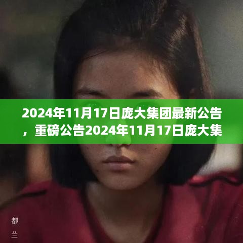 重磅揭秘，2024年11月17日庞大集团最新动态公告揭秘！