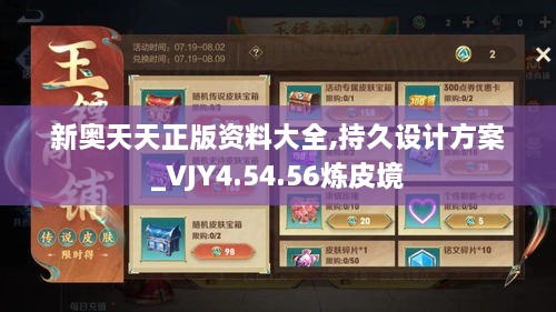 新奥天天正版资料大全,持久设计方案_VJY4.54.56炼皮境