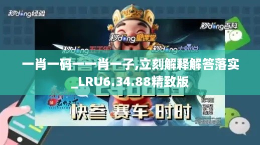 一肖一码一一肖一子,立刻解释解答落实_LRU6.34.88精致版