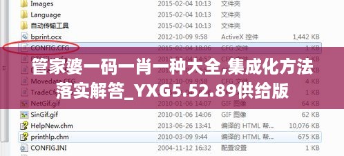 管家婆一码一肖一种大全,集成化方法落实解答_YXG5.52.89供给版