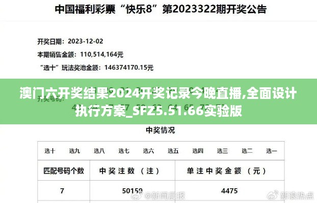 澳门六开奖结果2024开奖记录今晚直播,全面设计执行方案_SFZ5.51.66实验版