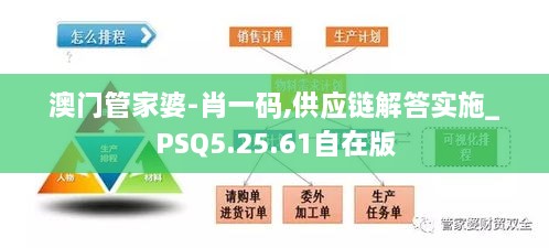 澳门管家婆-肖一码,供应链解答实施_PSQ5.25.61自在版