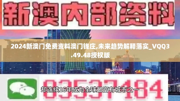 2024新澳门免费资料澳门钱庄,未来趋势解释落实_VQQ3.49.48授权版