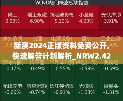 新澳2024正版资料免费公开,快速解答计划解析_NRW2.42.77黄金版