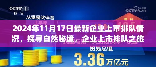 企业上市排队最新动态，探寻自然秘境，感受别样上市之旅的别样风景（2024年11月17日）