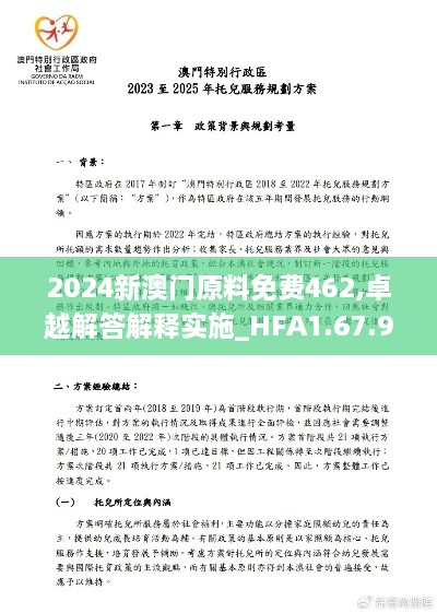 2024新澳门原料免费462,卓越解答解释实施_HFA1.67.93投入版