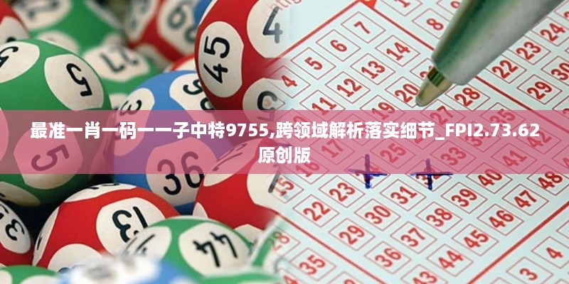 最准一肖一码一一子中特9755,跨领域解析落实细节_FPI2.73.62原创版