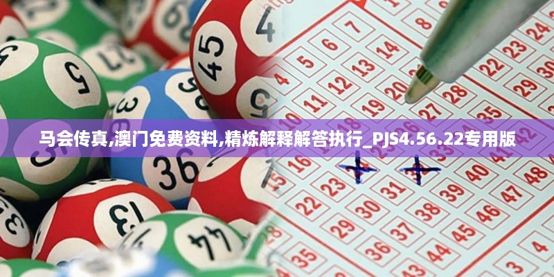 马会传真,澳门免费资料,精炼解释解答执行_PJS4.56.22专用版