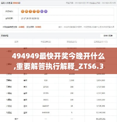 494949最快开奖今晚开什么,重要解答执行解释_ZTS6.39.84更换版