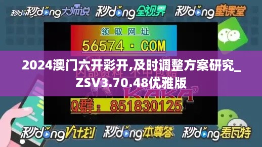 2024澳门六开彩开,及时调整方案研究_ZSV3.70.48优雅版