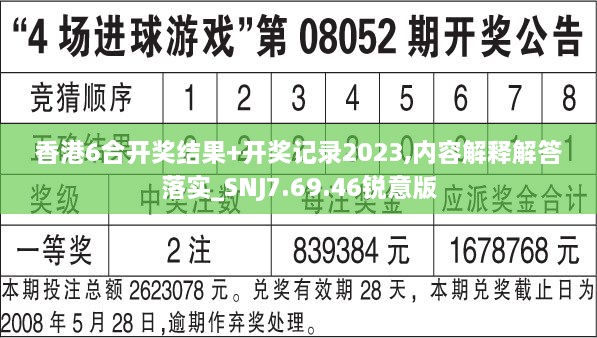 香港6合开奖结果+开奖记录2023,内容解释解答落实_SNJ7.69.46锐意版