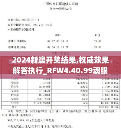 2024新澳开奖结果,权威效果解答执行_RFW4.40.99魂银版