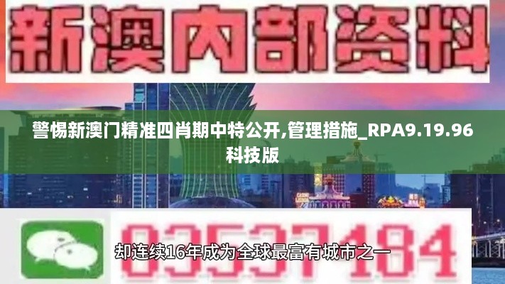 警惕新澳门精准四肖期中特公开,管理措施_RPA9.19.96科技版