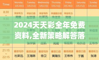 2024天天彩全年免费资料,全新策略解答落实_THC2.52.59抓拍版