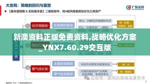 新澳资料正版免费资料,战略优化方案_YNX7.60.29交互版