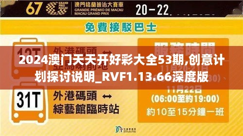 2024澳门天天开好彩大全53期,创意计划探讨说明_RVF1.13.66深度版