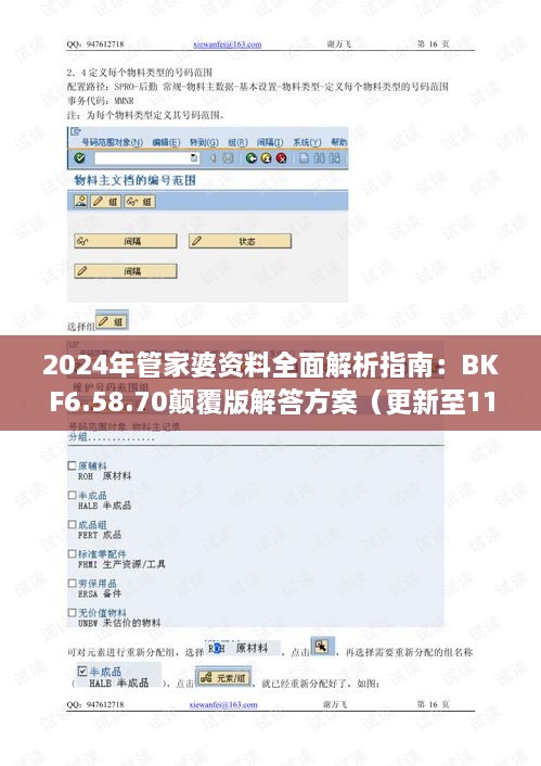 2024年管家婆资料全面解析指南：BKF6.58.70颠覆版解答方案（更新至11月19日）