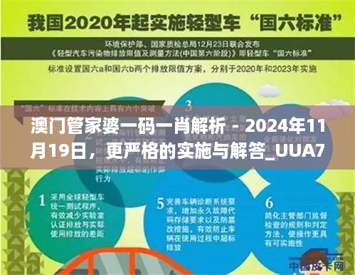 澳门管家婆一码一肖解析 - 2024年11月19日，更严格的实施与解答_UUA7.32.63影像版