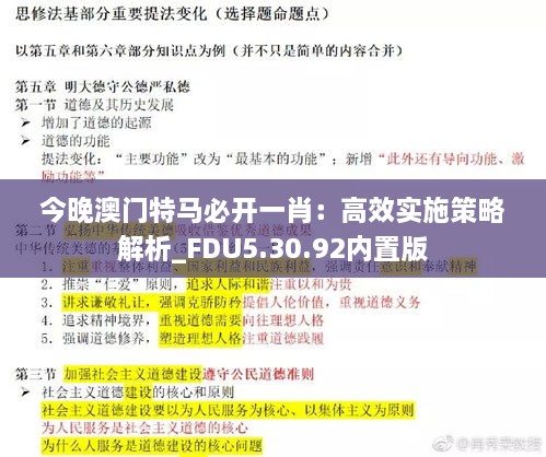 今晚澳门特马必开一肖：高效实施策略解析_FDU5.30.92内置版