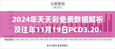 2024年天天彩免费数据解析及往年11月19日PCD3.20.65护眼版应用