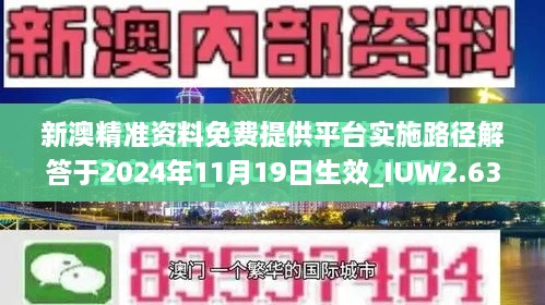 新澳精准资料免费提供平台实施路径解答于2024年11月19日生效_IUW2.63.90原型版