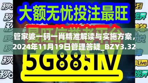 管家婆一码一肖精准解读与实施方案，2024年11月19日管理答疑_BZY3.32.31先锋实践版