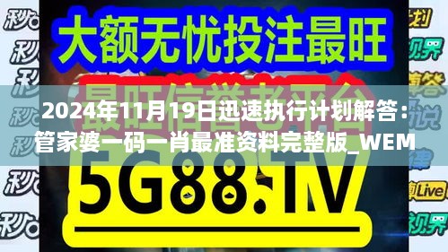 2024年11月19日迅速执行计划解答：管家婆一码一肖最准资料完整版_WEM8.31.34抗菌版