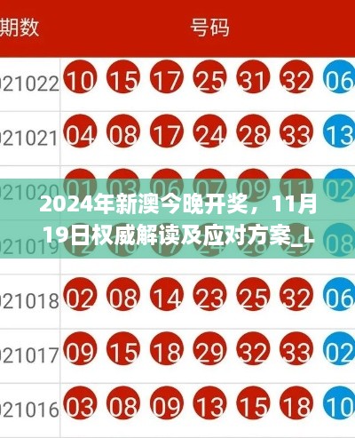 2024年新澳今晚开奖，11月19日权威解读及应对方案_LEJ8.51.99黄金版