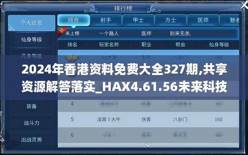 2024年香港资料免费大全327期,共享资源解答落实_HAX4.61.56未来科技版