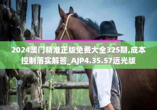 2024澳门精准正版免费大全325期,成本控制落实解答_AJP4.35.57远光版