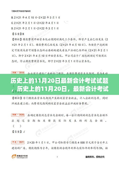 历史上的11月20日会计考试试题探析与最新试题探讨