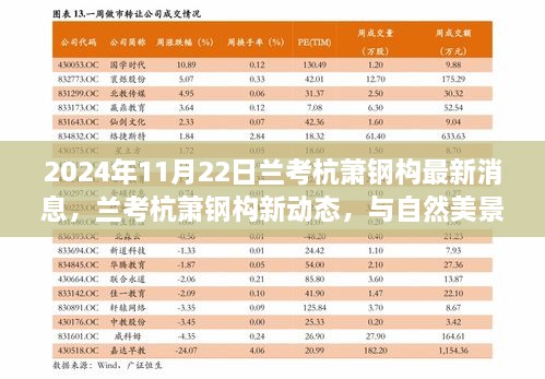 兰考杭萧钢构新动态，与自然美景的邂逅，心灵之旅启程于2024年11月22日