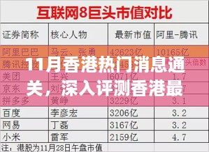 香港通关最新消息，特性、体验、竞品对比及用户群体深度分析