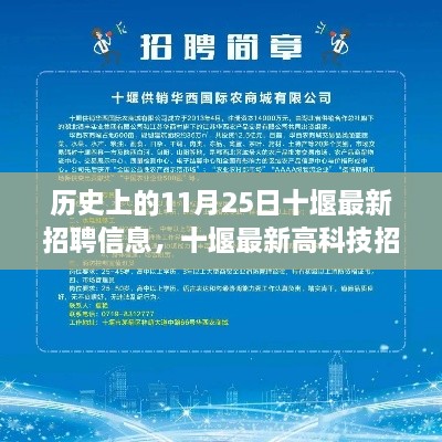 历史上的11月25日，十堰最新高科技招聘信息揭秘，科技之光引领未来职场之路