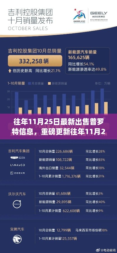 揭秘往年11月25日普罗特最新出售资讯，重磅更新不容错过！