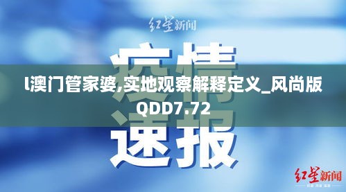 l澳门管家婆,实地观察解释定义_风尚版QDD7.72