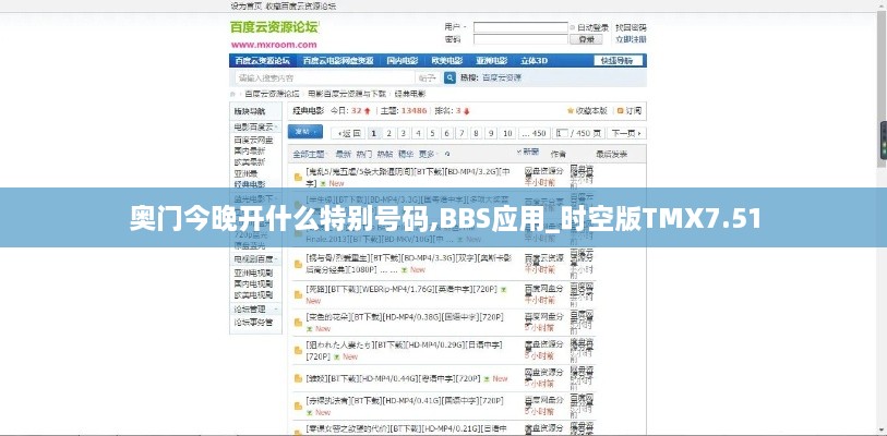 奥门今晚开什么特别号码,BBS应用_时空版TMX7.51