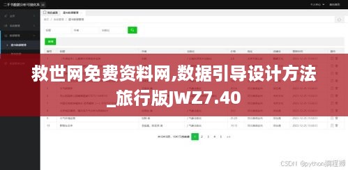 救世网免费资料网,数据引导设计方法_旅行版JWZ7.40