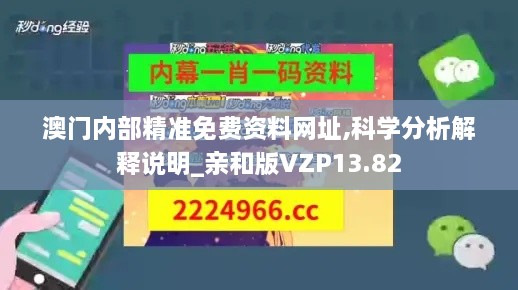 澳门内部精准免费资料网址,科学分析解释说明_亲和版VZP13.82