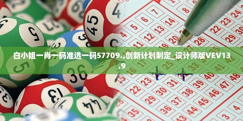 白小姐一肖一码准选一码57709.,创新计划制定_设计师版VEV13.9