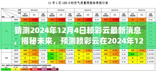 赖彩云未来揭秘，预测2024年12月4日的最新消息全面指南