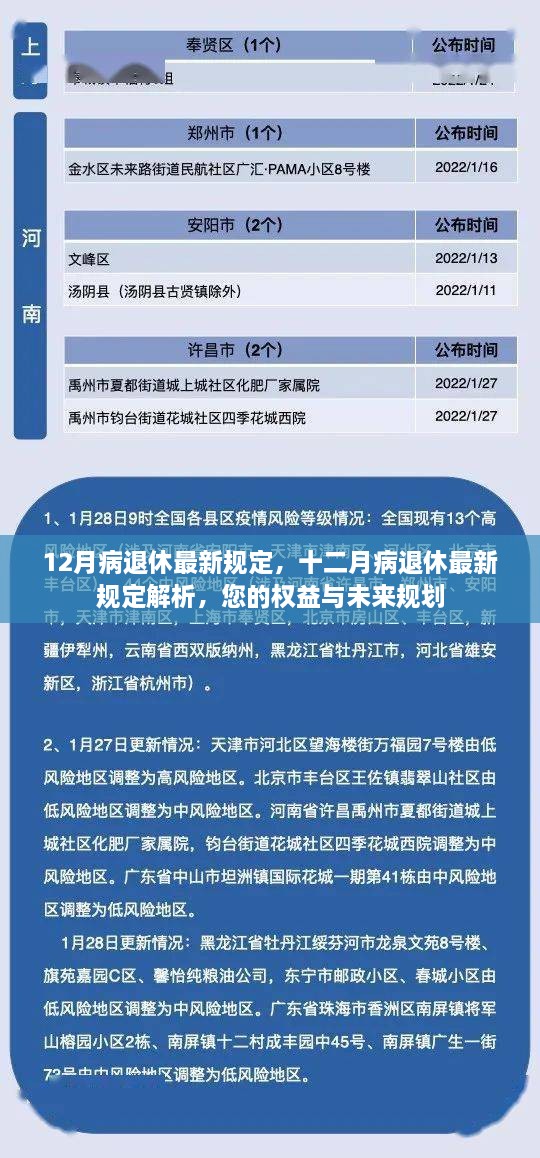 十二月病退休最新规定解析，保障您的权益与未来规划