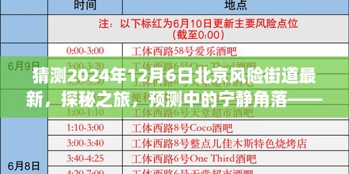 探秘之旅，预测中的宁静角落——北京风险街道的奇妙之旅（2024年12月6日）