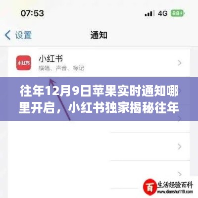 小红书独家揭秘，往年12月9日苹果实时通知设置开启指南🍎🔔开启实时通知，轻松掌握资讯！